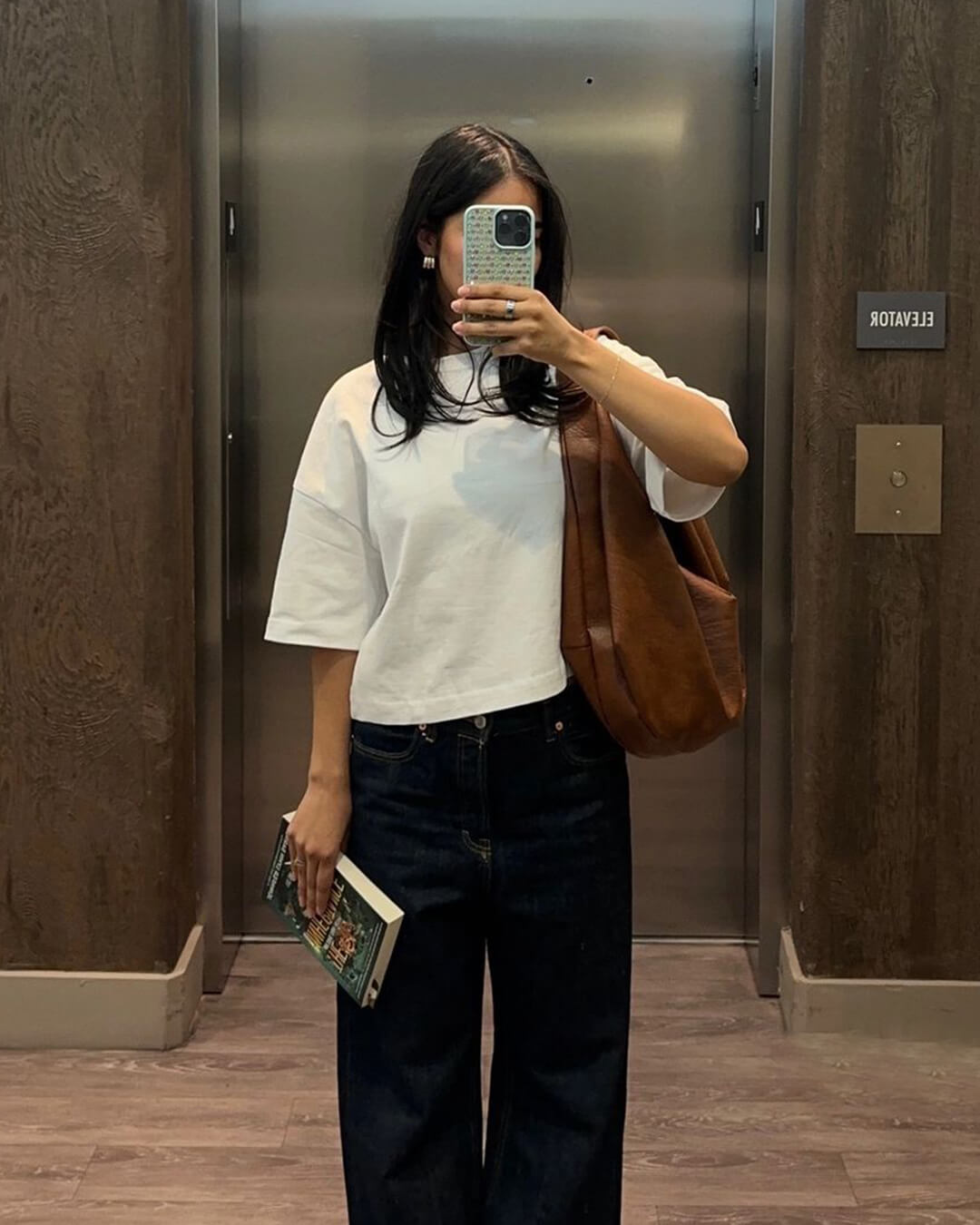 Torebka Damska Hobo z Pojedynczym Paskiem i Zapięciem na Zamek