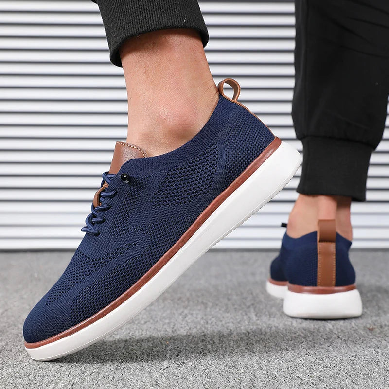 Męskie sneakersy o sportowo-eleganckim wyglądzie