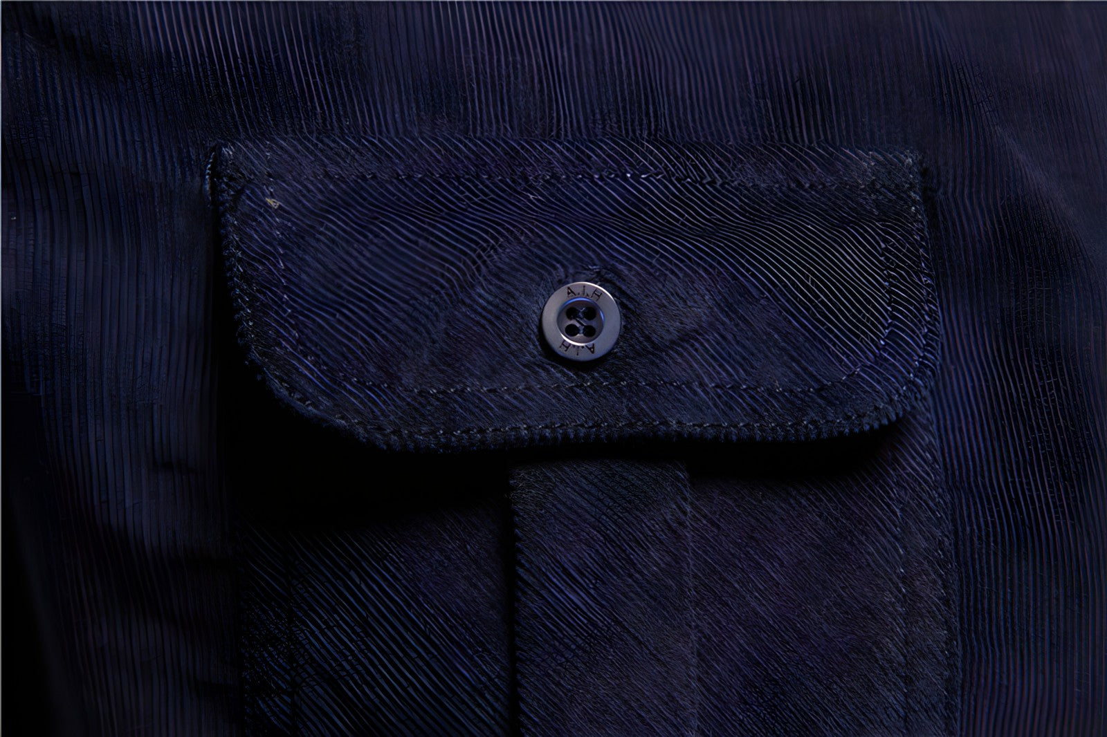 Koszula Męska Z Kieszeniami Na Guziki I Długimi Rękawami