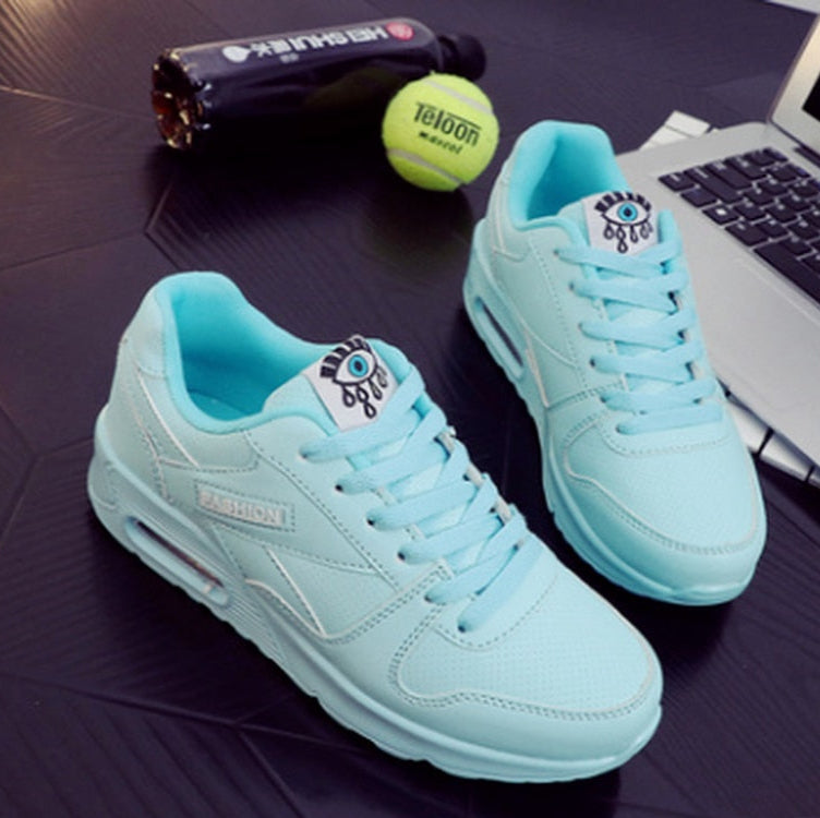 Sneakersy Damskie Sznurowane Z Zaokrąglonym Noskiem I Grubszą Podeszwą