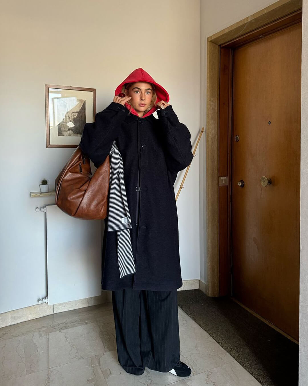 Torebka Damska Hobo z Pojedynczym Paskiem i Zapięciem na Zamek