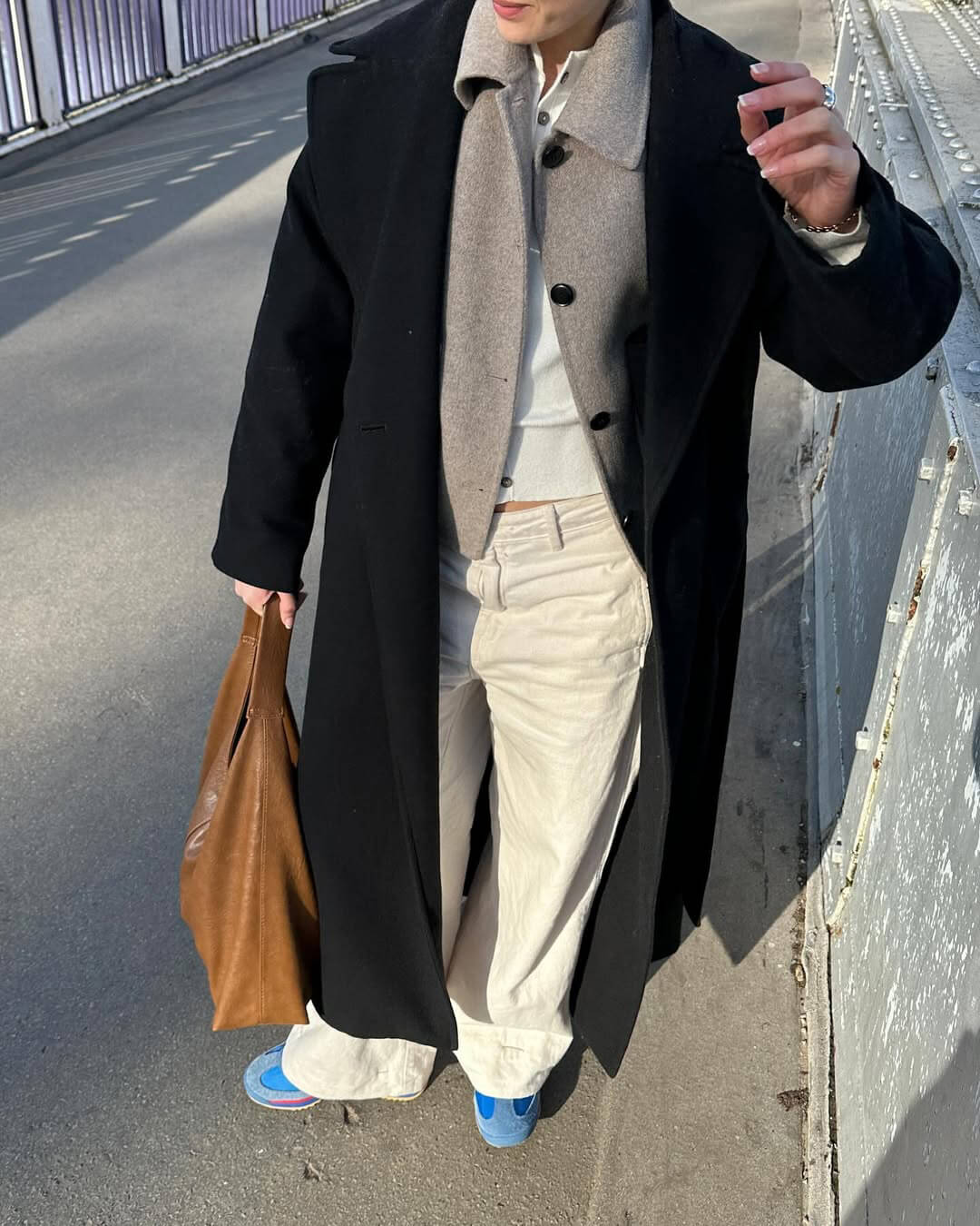 Torebka Damska Hobo z Pojedynczym Paskiem i Zapięciem na Zamek